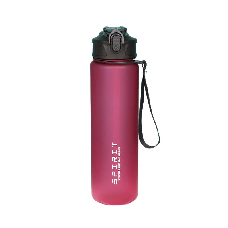 750Ml Water Bottle with Straw Time Marker Large Capacity Motivational Plastic Leakproof Water Jug for Gym Travel Outdoor Sports