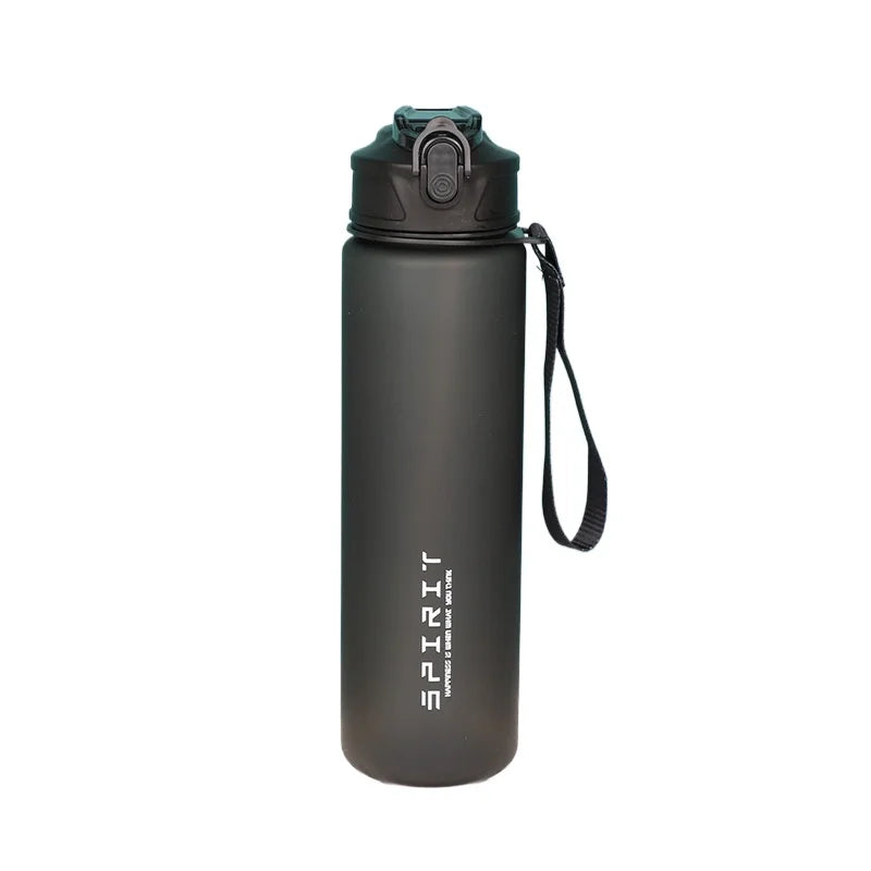 750Ml Water Bottle with Straw Time Marker Large Capacity Motivational Plastic Leakproof Water Jug for Gym Travel Outdoor Sports
